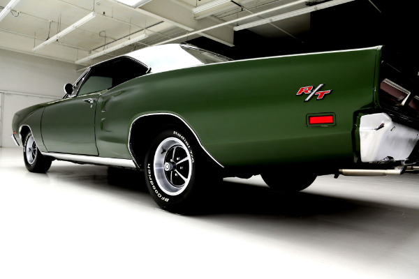 For Sale Used 1969 Dodge Coronet R/T Green 440/375 Fender Tag Build Sheet | American Dream Machines Des Moines IA 50309