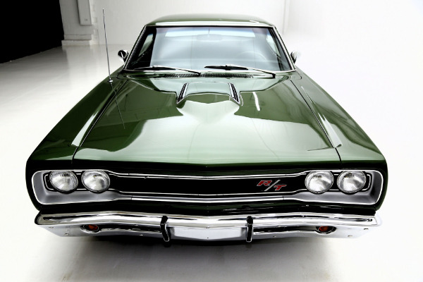 For Sale Used 1969 Dodge Coronet R/T Green 440/375 Fender Tag Build Sheet | American Dream Machines Des Moines IA 50309