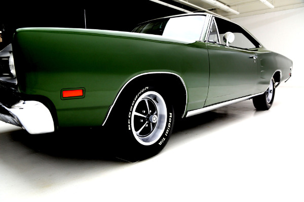 For Sale Used 1969 Dodge Coronet R/T Green 440/375 Fender Tag Build Sheet | American Dream Machines Des Moines IA 50309