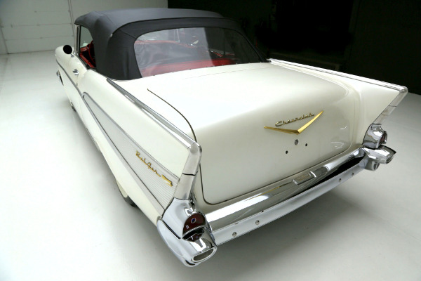 For Sale Used 1957 Chevrolet Belair Pearl white V8 Auto | American Dream Machines Des Moines IA 50309