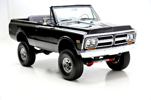 For Sale Used 1972 GMC Jimmy Black 4WD,  Black Interior | American Dream Machines Des Moines IA 50309