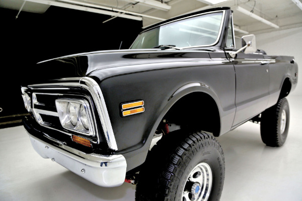 For Sale Used 1972 GMC Jimmy Black 4WD,  Black Interior | American Dream Machines Des Moines IA 50309