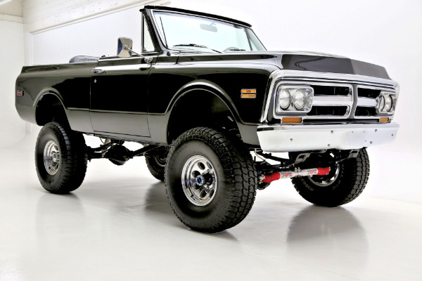 For Sale Used 1972 GMC Jimmy Black 4WD,  Black Interior | American Dream Machines Des Moines IA 50309