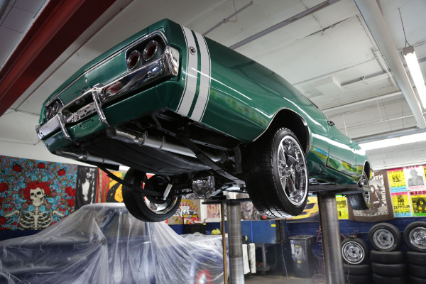 For Sale Used 1968 Dodge Charger 440 Automatic Dark Metallic Green | American Dream Machines Des Moines IA 50309