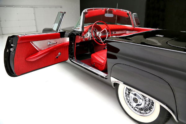 For Sale Used 1957 Ford Thunderbird New paint, 2 Tops, red int | American Dream Machines Des Moines IA 50309