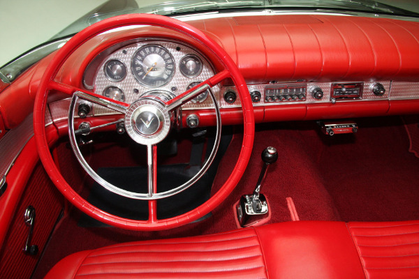 For Sale Used 1957 Ford Thunderbird New paint, 2 Tops, red int | American Dream Machines Des Moines IA 50309