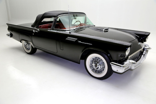 For Sale Used 1957 Ford Thunderbird New paint, 2 Tops, red int | American Dream Machines Des Moines IA 50309