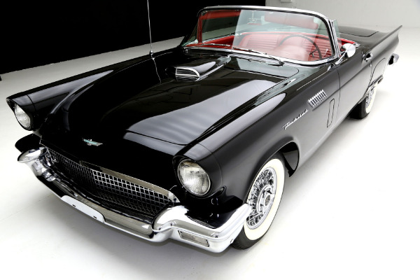 For Sale Used 1957 Ford Thunderbird New paint, 2 Tops, red int | American Dream Machines Des Moines IA 50309