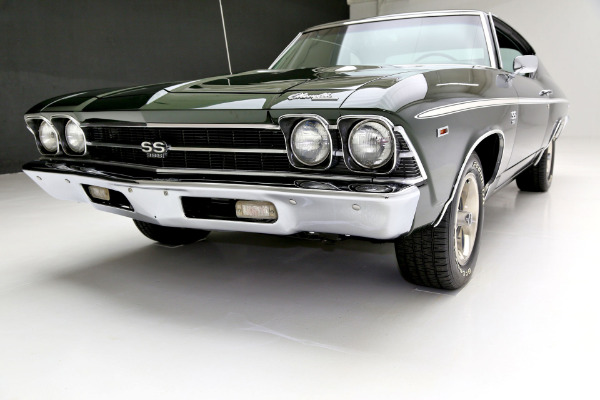 For Sale Used 1969 Chevrolet Chevelle Fathom Green 396 A/C | American Dream Machines Des Moines IA 50309