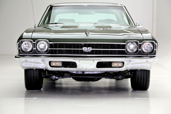 For Sale Used 1969 Chevrolet Chevelle Fathom Green 396 A/C | American Dream Machines Des Moines IA 50309