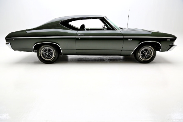 For Sale Used 1969 Chevrolet Chevelle Fathom Green 396 A/C | American Dream Machines Des Moines IA 50309