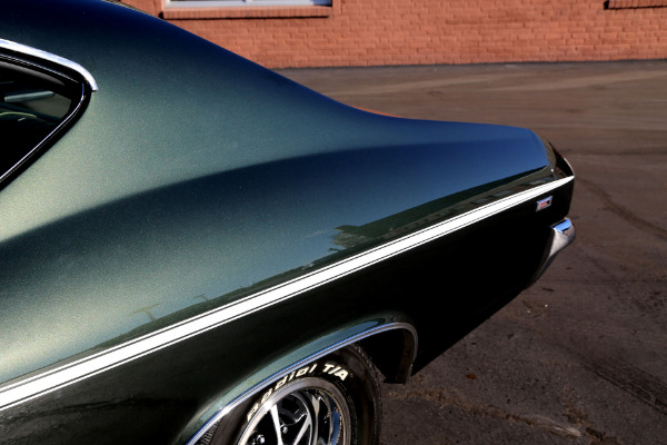 For Sale Used 1969 Chevrolet Chevelle Fathom Green 396 A/C | American Dream Machines Des Moines IA 50309