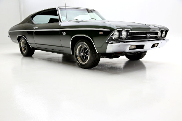 For Sale Used 1969 Chevrolet Chevelle Fathom Green 396 A/C | American Dream Machines Des Moines IA 50309