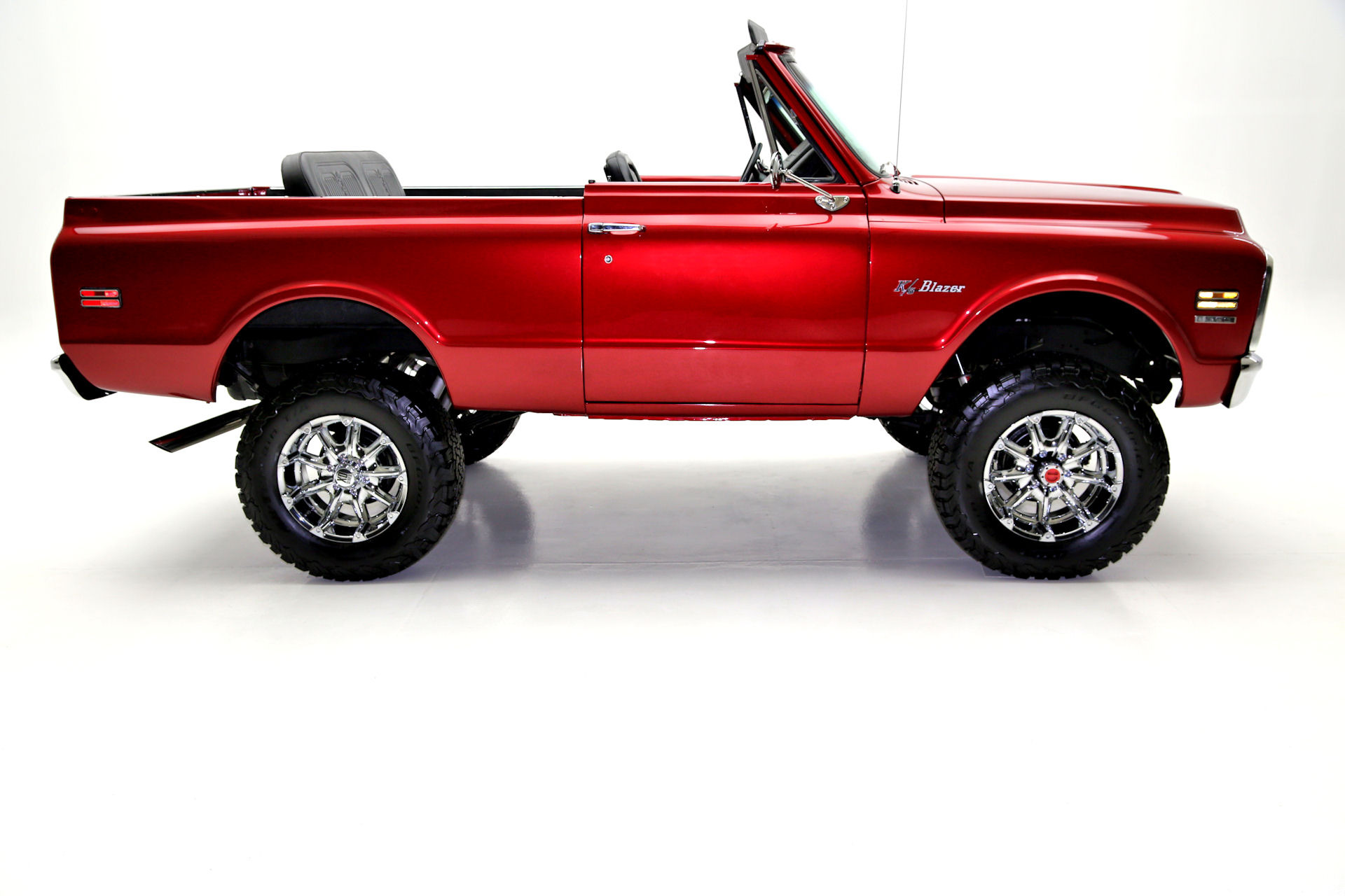 For Sale Used 1970 Chevrolet K5 Blazer Crimson Red Metallic | American Dream Machines Des Moines IA 50309