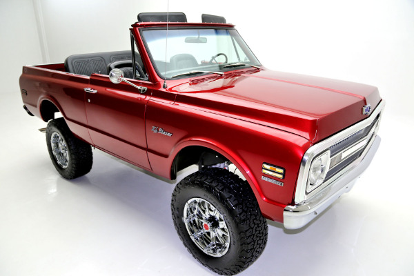 For Sale Used 1970 Chevrolet K5 Blazer Crimson Red Metallic | American Dream Machines Des Moines IA 50309