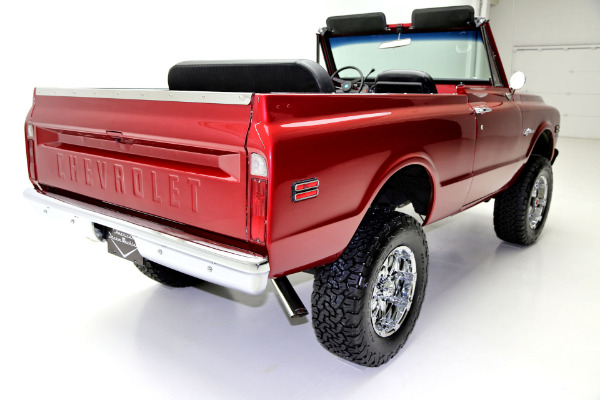 For Sale Used 1970 Chevrolet K5 Blazer Crimson Red Metallic | American Dream Machines Des Moines IA 50309