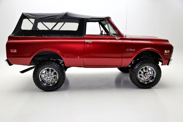 For Sale Used 1970 Chevrolet K5 Blazer Crimson Red Metallic | American Dream Machines Des Moines IA 50309