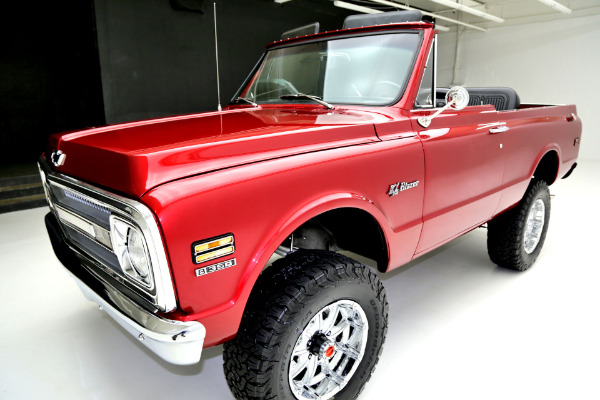 For Sale Used 1970 Chevrolet K5 Blazer Crimson Red Metallic | American Dream Machines Des Moines IA 50309