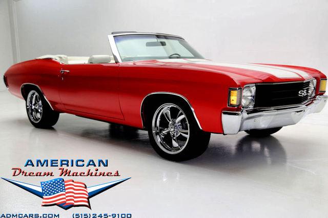 For Sale Used 1972 Chevrolet Chevelle convertible 4 SPD convertible | American Dream Machines Des Moines IA 50309