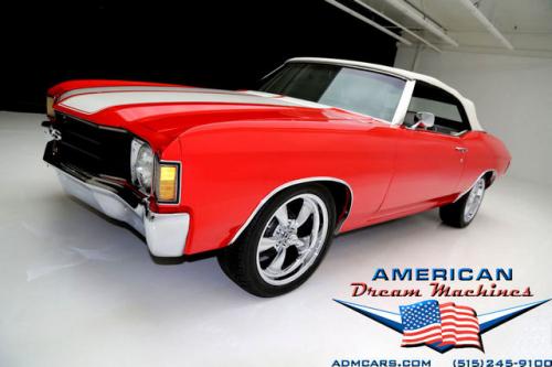 For Sale Used 1972 Chevrolet Chevelle convertible 4 SPD convertible | American Dream Machines Des Moines IA 50309