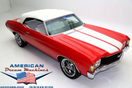 For Sale Used 1972 Chevrolet Chevelle convertible 4 SPD convertible | American Dream Machines Des Moines IA 50309