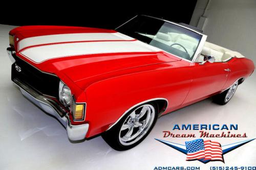 For Sale Used 1972 Chevrolet Chevelle convertible 4 SPD convertible | American Dream Machines Des Moines IA 50309