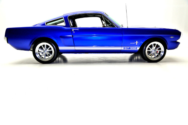 For Sale Used 1965 Ford Mustang Electric Blue GT350 options | American Dream Machines Des Moines IA 50309