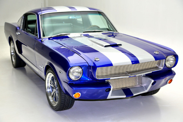 For Sale Used 1965 Ford Mustang Electric Blue GT350 options | American Dream Machines Des Moines IA 50309