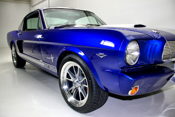 For Sale Used 1965 Ford Mustang Electric Blue GT350 options | American Dream Machines Des Moines IA 50309