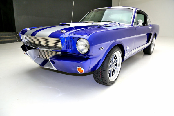 For Sale Used 1965 Ford Mustang Electric Blue GT350 options | American Dream Machines Des Moines IA 50309