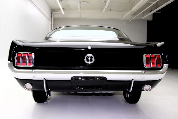 For Sale Used 1965 Ford Mustang Fastback A-code Black/red | American Dream Machines Des Moines IA 50309