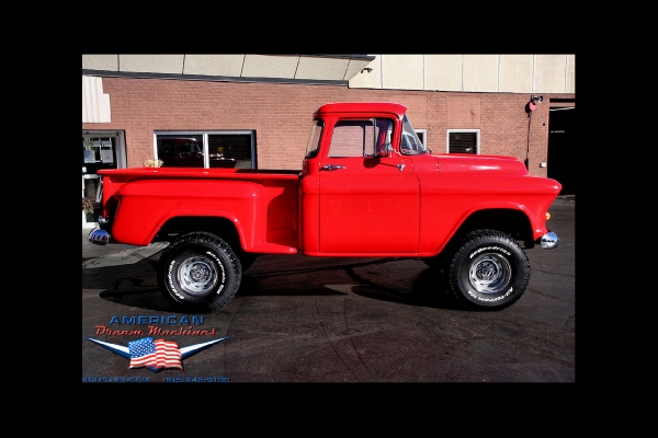 For Sale Used 1957 Chevrolet 3100 4x4 pickup 4spd big back window | American Dream Machines Des Moines IA 50309