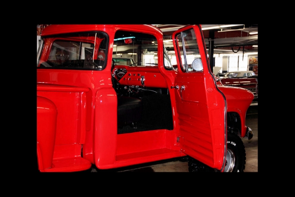 For Sale Used 1957 Chevrolet 3100 4x4 pickup 4spd big back window | American Dream Machines Des Moines IA 50309