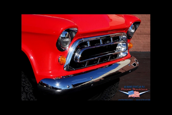 For Sale Used 1957 Chevrolet 3100 4x4 pickup 4spd big back window | American Dream Machines Des Moines IA 50309