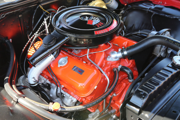 For Sale Used 1968 Chevrolet Impala Convertible Red 396/325hp #'s Match.12 Bolt. (SELLING AT AUCTION, LOW RESERVE, MAY 14TH | American Dream Machines Des Moines IA 50309