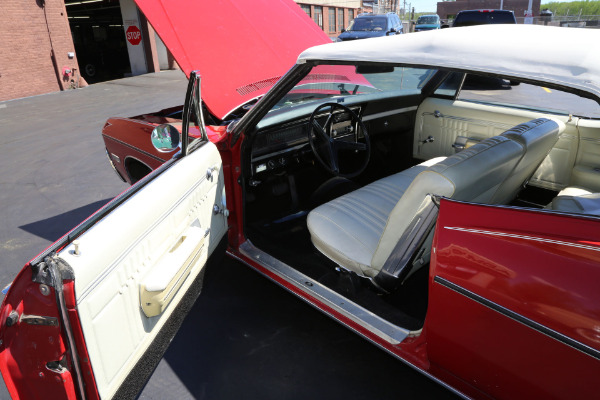 For Sale Used 1968 Chevrolet Impala Convertible Red 396/325hp #'s Match.12 Bolt. (SELLING AT AUCTION, LOW RESERVE, MAY 14TH | American Dream Machines Des Moines IA 50309