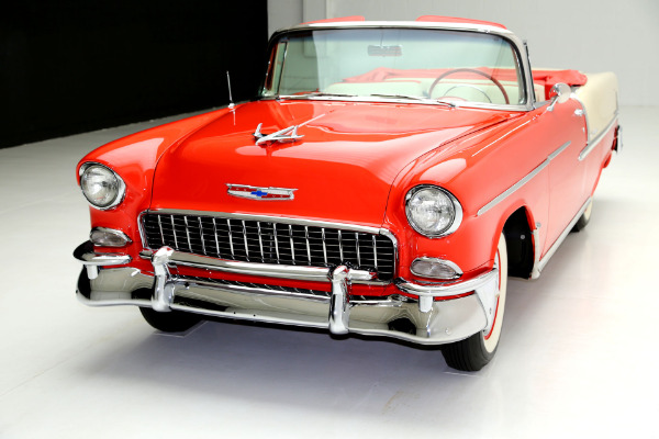 For Sale Used 1955 Chevrolet Bel Air Convertible, Loaded PS, PB, | American Dream Machines Des Moines IA 50309