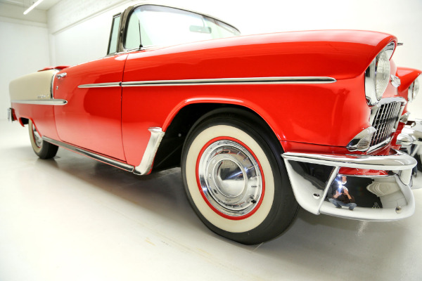 For Sale Used 1955 Chevrolet Bel Air Convertible, Loaded PS, PB, | American Dream Machines Des Moines IA 50309