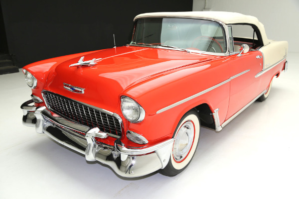 For Sale Used 1955 Chevrolet Bel Air Convertible, Loaded PS, PB, | American Dream Machines Des Moines IA 50309