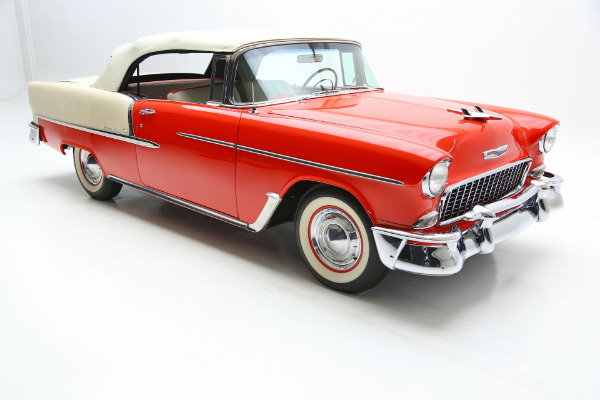 For Sale Used 1955 Chevrolet Bel Air Convertible, Loaded PS, PB, | American Dream Machines Des Moines IA 50309