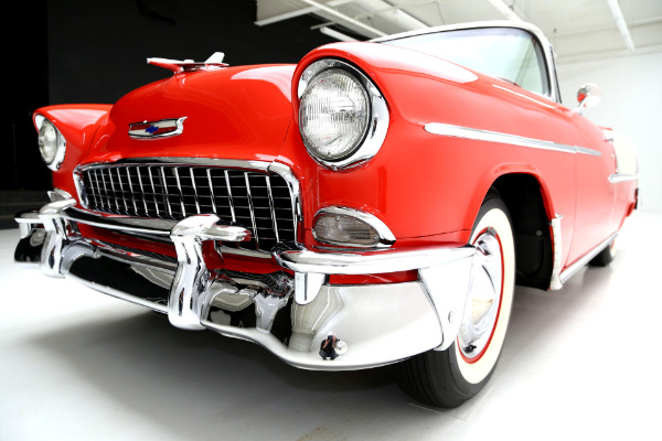 For Sale Used 1955 Chevrolet Bel Air Convertible, Loaded PS, PB, | American Dream Machines Des Moines IA 50309