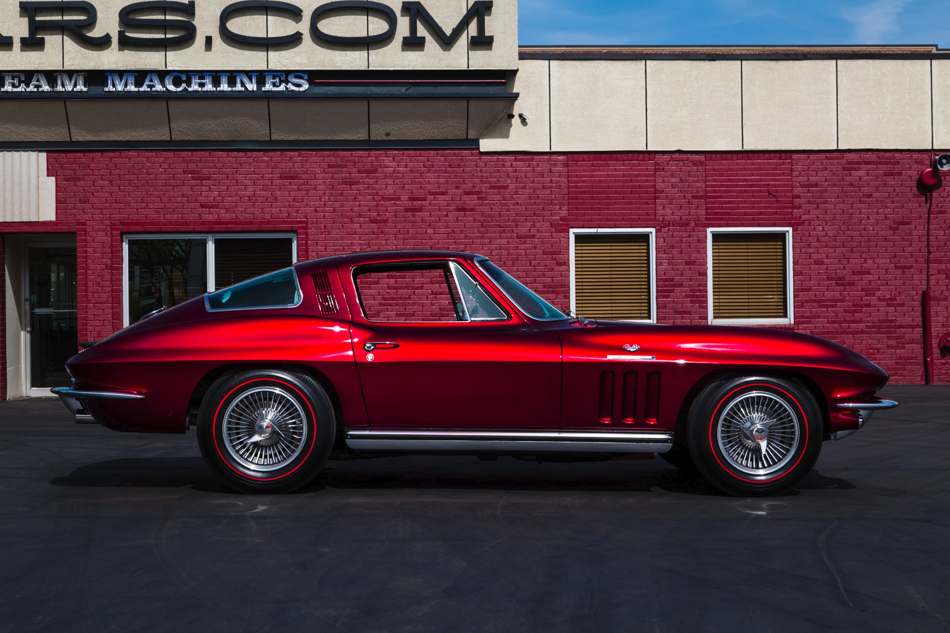 For Sale Used 1965 Chevrolet Corvette Candy Brandywine | American Dream Machines Des Moines IA 50309