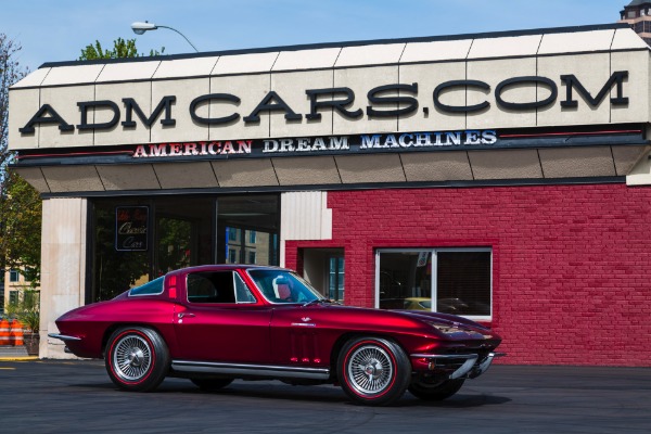 For Sale Used 1965 Chevrolet Corvette Candy Brandywine | American Dream Machines Des Moines IA 50309
