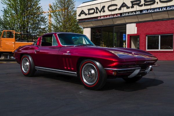 For Sale Used 1965 Chevrolet Corvette Candy Brandywine | American Dream Machines Des Moines IA 50309