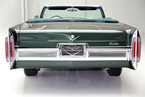 For Sale Used 1966 Cadillac Deville Convertible Dark Emerald | American Dream Machines Des Moines IA 50309