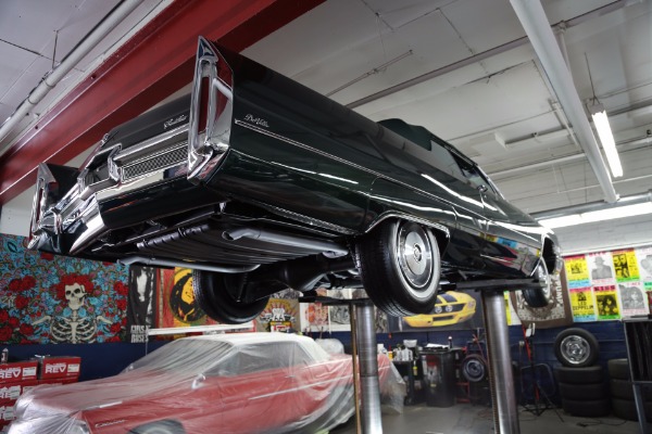 For Sale Used 1966 Cadillac Deville Convertible Dark Emerald | American Dream Machines Des Moines IA 50309