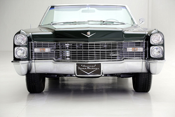 For Sale Used 1966 Cadillac Deville Convertible Dark Emerald | American Dream Machines Des Moines IA 50309