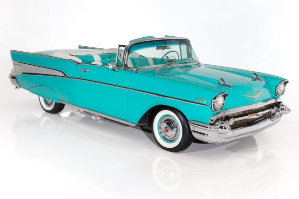 For Sale Used 1957 Chevrolet Bel Air Loaded 350 Crate, Auto PS PB AC | American Dream Machines Des Moines IA 50309