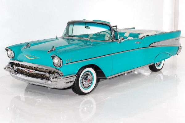 For Sale Used 1957 Chevrolet Bel Air Loaded 350 Crate, Auto PS PB AC | American Dream Machines Des Moines IA 50309