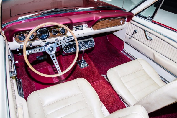 For Sale Used 1966 Ford Mustang 289 Auto AC Pony Interior | American Dream Machines Des Moines IA 50309